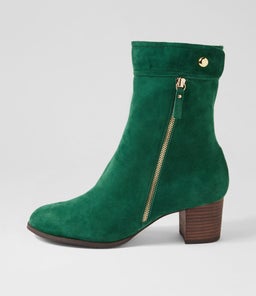 SKYY DJL NEW EMERALD CHOC HEEL SUEDE