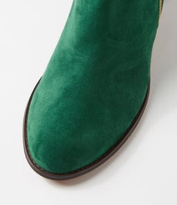 SKYY DJL NEW EMERALD CHOC HEEL SUEDE