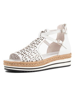 ACCRA DJ WHITE LEATHER
