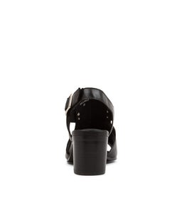 BALLARAT DJ BLACK BLACK HEEL LEATHER