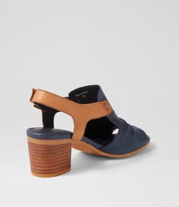 BALLARAT DJ NAVY DK TAN LEATHER