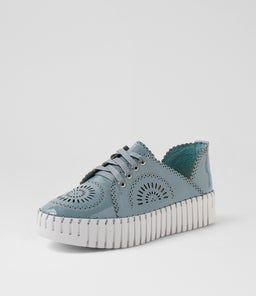 BAFIA DJ DENIM WHITE SOLE PATENT LEATHER