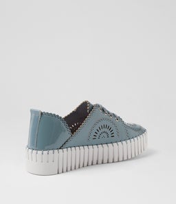 BAFIA DJ DENIM WHITE SOLE PATENT LEATHER