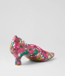 CADDIE DJ WHITE FLOWERMANIA LEATHER