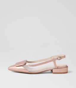 ELBA DJ PINK SHINE LEATHER MESH