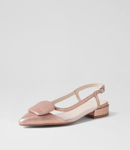 ELBA DJ PINK SHINE LEATHER MESH