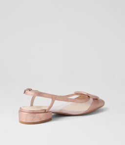 ELBA DJ PINK SHINE LEATHER MESH
