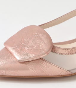 ELBA DJ PINK SHINE LEATHER MESH
