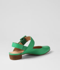 EARTHA DJ BRIGHT EMERALD LEATHER