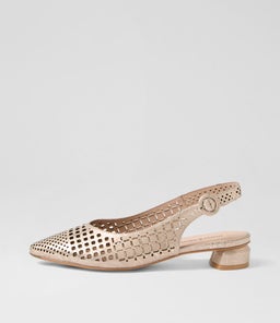 FABBI DJ CHAMPAGNE CRUSH LEATHER