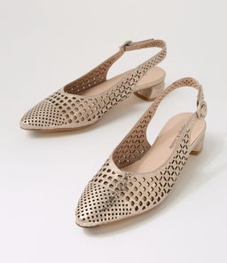 FABBI DJ CHAMPAGNE CRUSH LEATHER