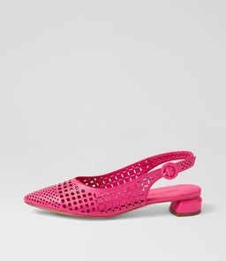 FABBI DJ HOT PINK LEATHER