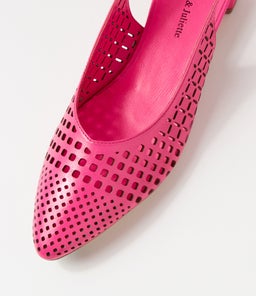 FABBI DJ HOT PINK LEATHER