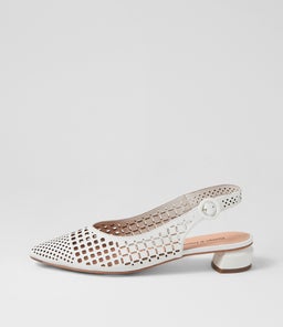 FABBI DJ WHITE LEATHER