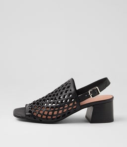 FAIRHAVEN DJ BLACK BLACK HEEL LEATHER