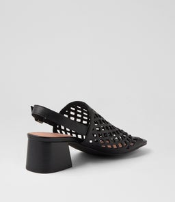 FAIRHAVEN DJ BLACK BLACK HEEL LEATHER