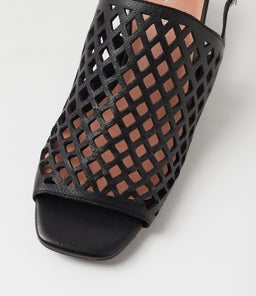 FAIRHAVEN DJ BLACK BLACK HEEL LEATHER