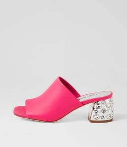 PANSIE DJ HOT PINK LEATHER