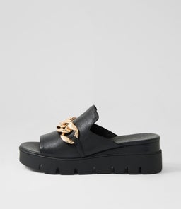 RABLISE DJ BLACK BLACK&BLACK LEATHER SOLE
