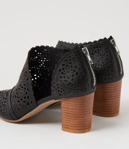 SANFORD DJ NEW BLACK NATURAL HEEL LEATHER