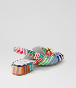 VABOR DJ STRIPE MULTI PATENT LEATHER