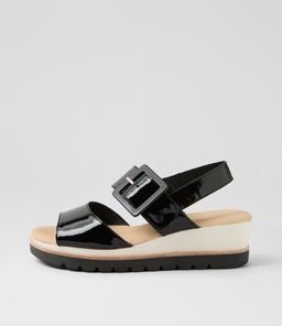 WACIE DJ BLACK BLACK SOLE PATENT LEATHER