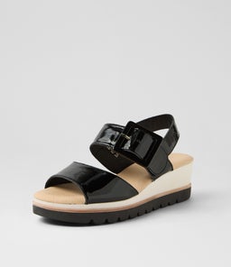 WACIE DJ BLACK BLACK SOLE PATENT LEATHER