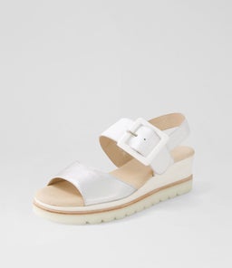 WACIE DJ SILVER WHITE LEATHER