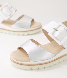 WACIE DJ SILVER WHITE LEATHER