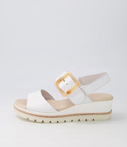 WACIE DJ WHITE LEATHER