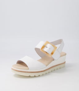WACIE DJ WHITE LEATHER