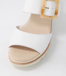WACIE DJ WHITE LEATHER