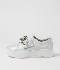 WABBLE DJ SILVER RAINBOW WHITE SOLE LEATHER