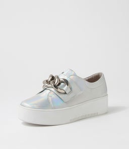 WABBLE DJ SILVER RAINBOW WHITE SOLE LEATHER