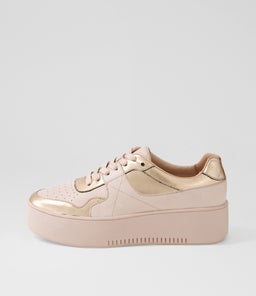 WABECA DJ ROSE GOLD SHINE DUSTY PINK LEATHER LEATHER