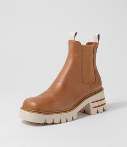 BREDA DJ TAN VANILLA BOX LEATHER