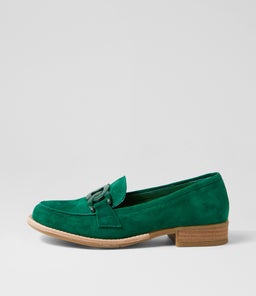 CORINA DJ DK EMERALD SUEDE