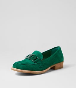 CORINA DJ DK EMERALD SUEDE