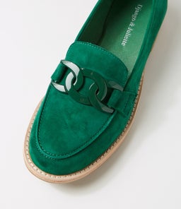 CORINA DJ DK EMERALD SUEDE