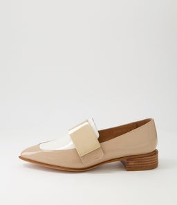 ERING DJ CAMEL IVORY GOLD PATENT LEATHER