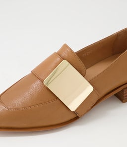 ERING DJ DK TAN GOLD LEATHER