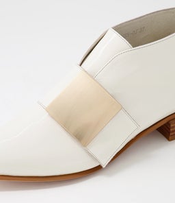 ESSY DJ IVORY GOLD PATENT LEATHER