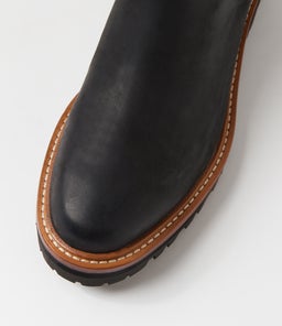 FEMI DJ BLACK CRAZYHORSE LEATHER
