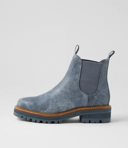 FEMI DJ WASHED DENIM LEATHER