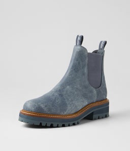 FEMI DJ WASHED DENIM LEATHER