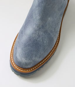 FEMI DJ WASHED DENIM LEATHER