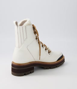 FISHER DJ WHITE BLACK TUMBLE LEATHER