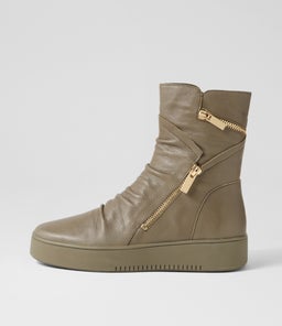 LUMBO DJ OLIVE OLIVE SOLE LEATHER
