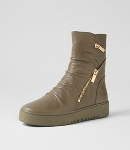 LUMBO DJ OLIVE OLIVE SOLE LEATHER