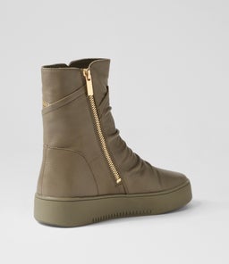 LUMBO DJ OLIVE OLIVE SOLE LEATHER